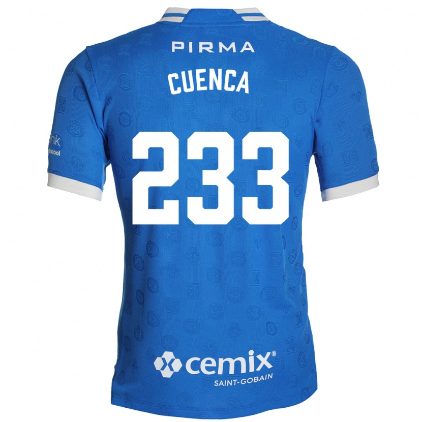 Danxen Heren Yazziel Cuenca #233 Blauw Wit Rood Thuisshirt Thuistenue 2026/27 T-Shirt België