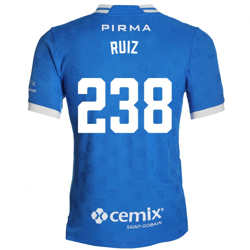 Danxen Heren Abel Ruiz #238 Blauw Wit Rood Thuisshirt Thuistenue 2026/27 T-Shirt België