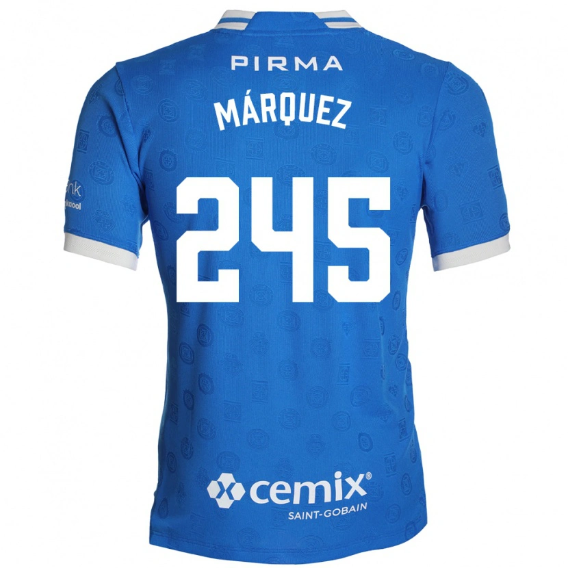 Danxen Heren Víctor Márquez #245 Blauw Wit Rood Thuisshirt Thuistenue 2026/27 T-Shirt België