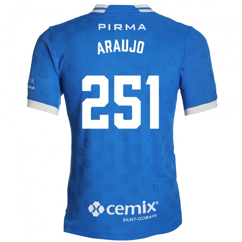 Danxen Heren Francisco Araujo #251 Blauw Wit Rood Thuisshirt Thuistenue 2026/27 T-Shirt België