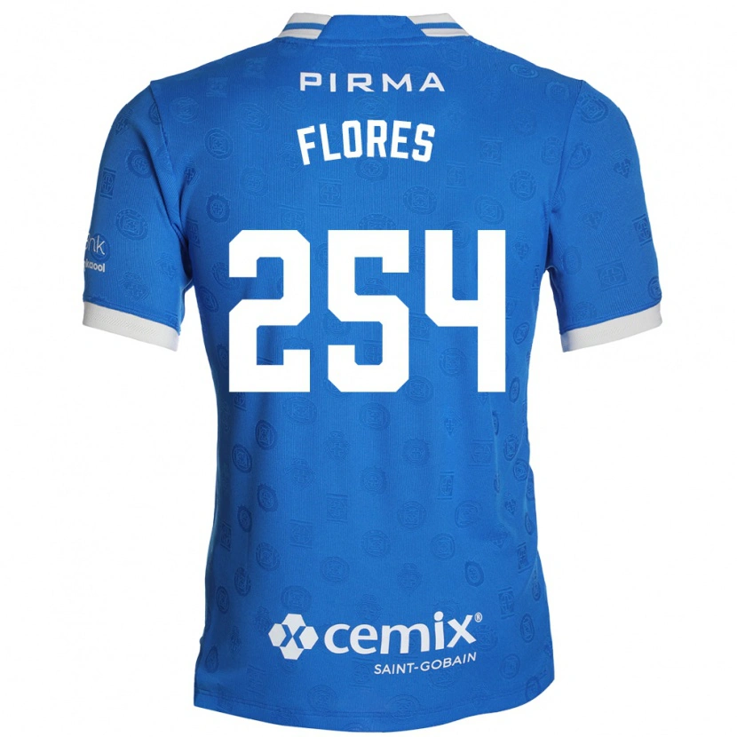 Danxen Heren Derek Flores #254 Blauw Wit Rood Thuisshirt Thuistenue 2026/27 T-Shirt België