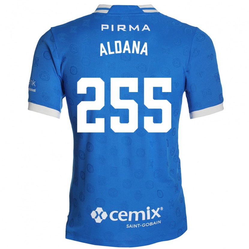 Danxen Heren Eder Aldana #255 Blauw Wit Rood Thuisshirt Thuistenue 2026/27 T-Shirt België