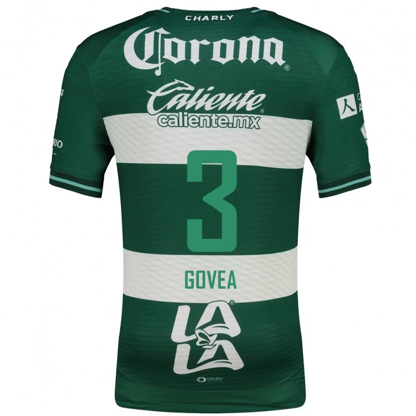 Danxen Heren Ismael Govea #3 Groen Wit Thuisshirt Thuistenue 2026/27 T-Shirt België