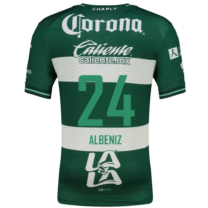 Danxen Heren Maika Albeniz #24 Groen Wit Thuisshirt Thuistenue 2026/27 T-Shirt België