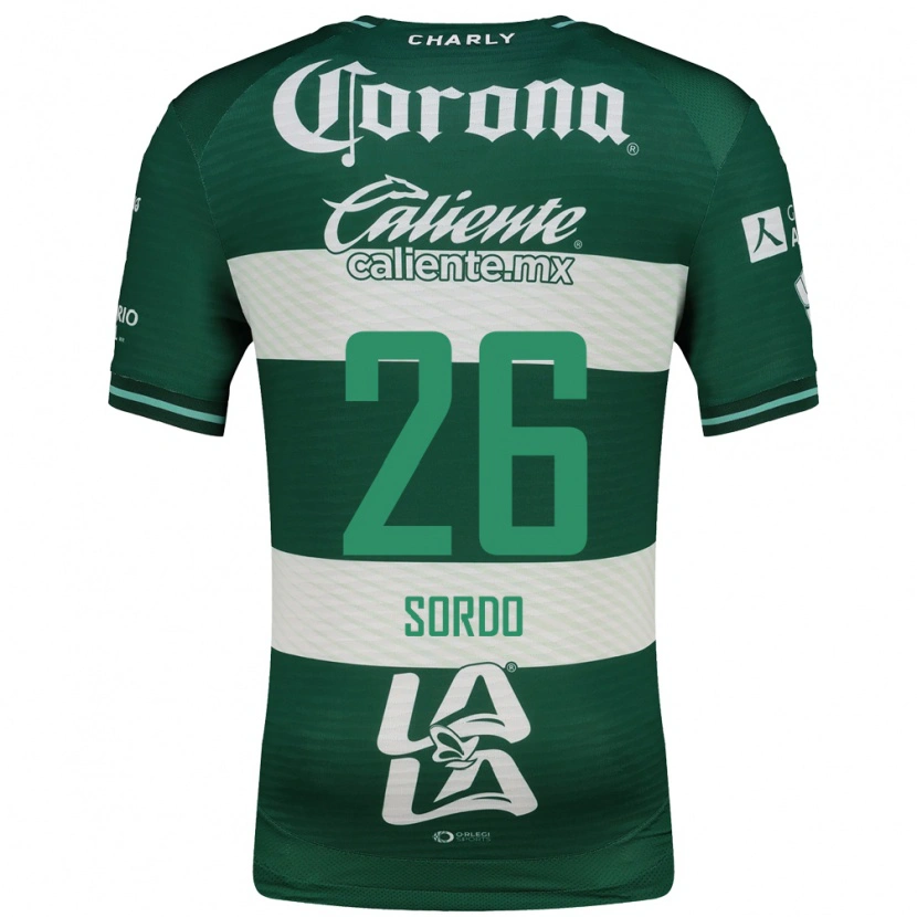 Danxen Heren Ramiro Sordo #26 Groen Wit Thuisshirt Thuistenue 2026/27 T-Shirt België