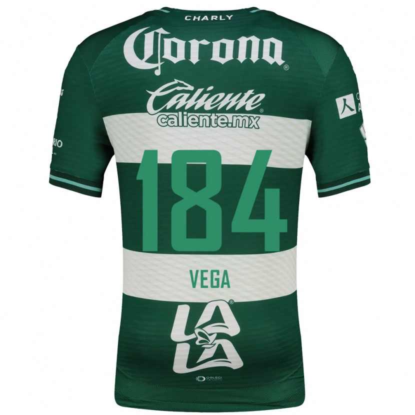 Danxen Heren Luis Vega #184 Groen Wit Thuisshirt Thuistenue 2026/27 T-Shirt België