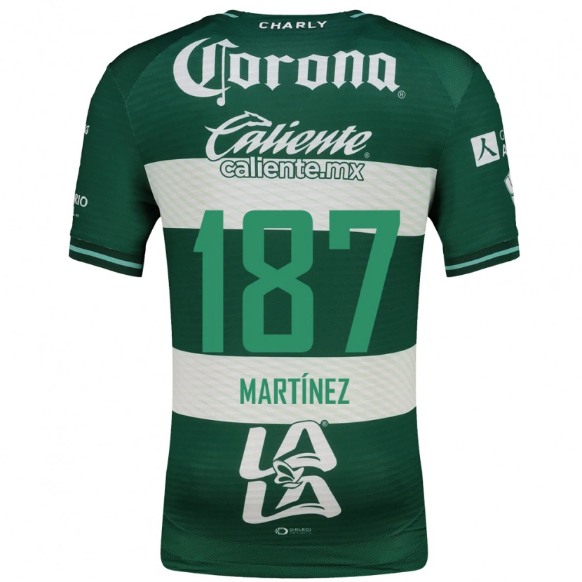 Danxen Heren Thiago Martínez #187 Groen Wit Thuisshirt Thuistenue 2026/27 T-Shirt België