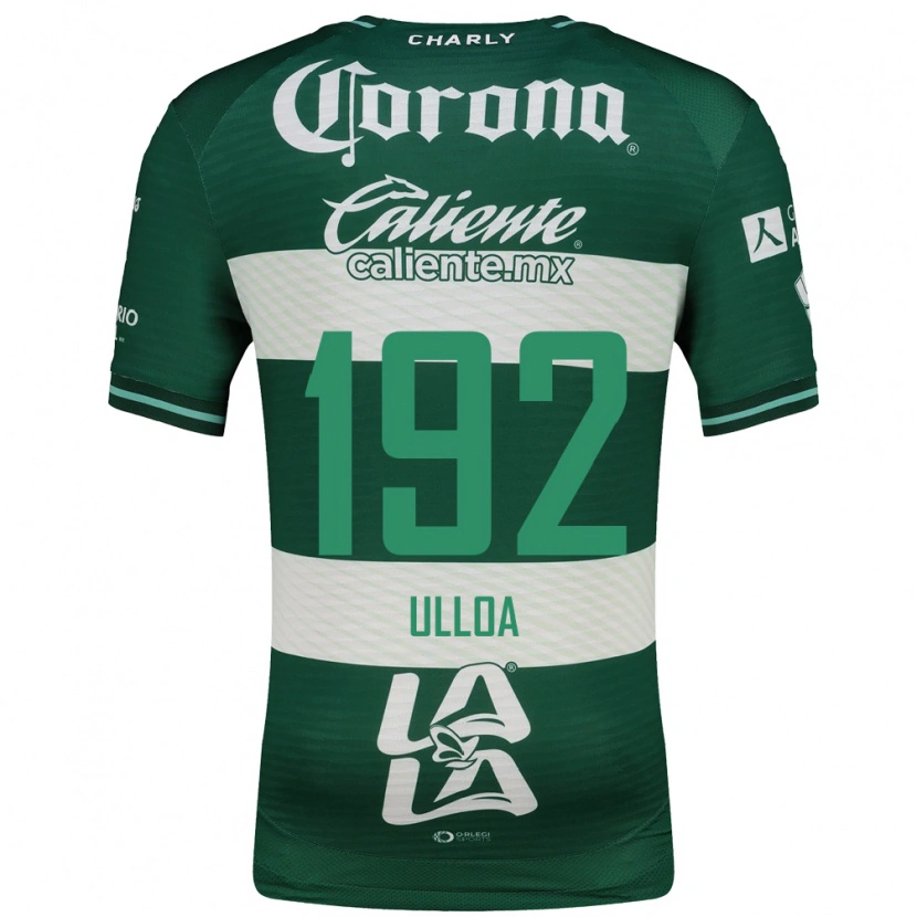 Danxen Heren José Ulloa #192 Groen Wit Thuisshirt Thuistenue 2026/27 T-Shirt België