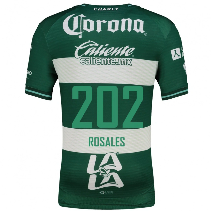 Danxen Heren Luis Rosales #202 Groen Wit Thuisshirt Thuistenue 2026/27 T-Shirt België