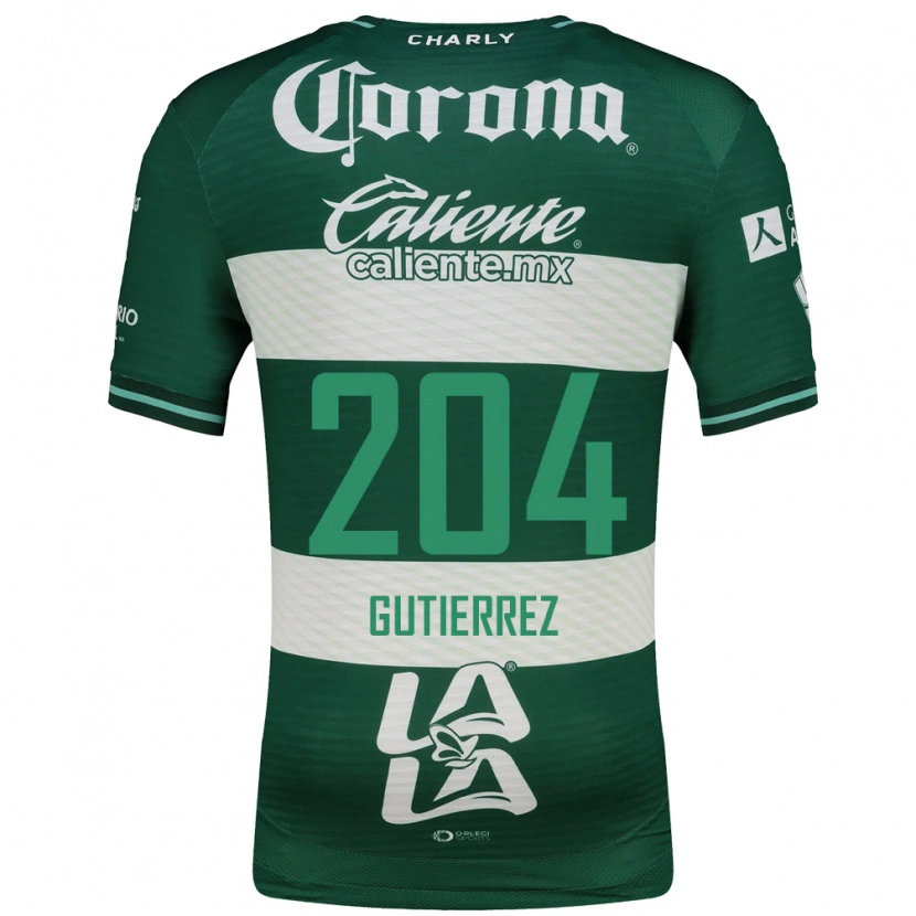 Danxen Heren Gabriel Gutiérrez #204 Groen Wit Thuisshirt Thuistenue 2026/27 T-Shirt België