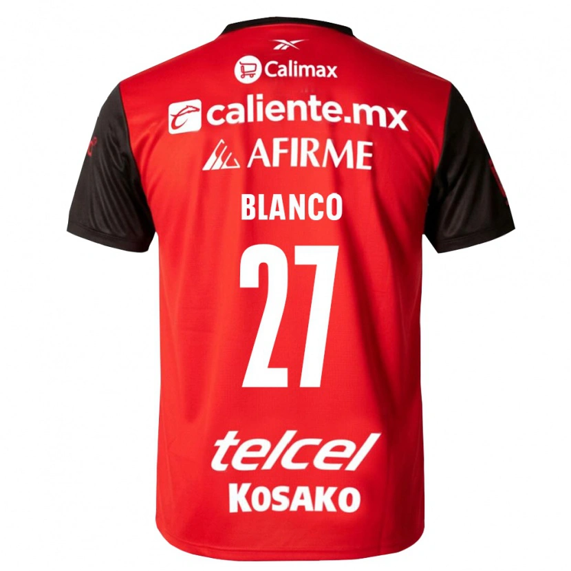 Danxen Heren Domingo Blanco #27 Zwart Rood Thuisshirt Thuistenue 2026/27 T-Shirt België