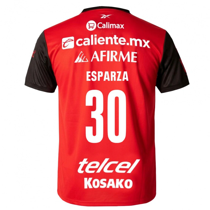 Danxen Heren Litzy Esparza #30 Zwart Rood Thuisshirt Thuistenue 2026/27 T-Shirt België