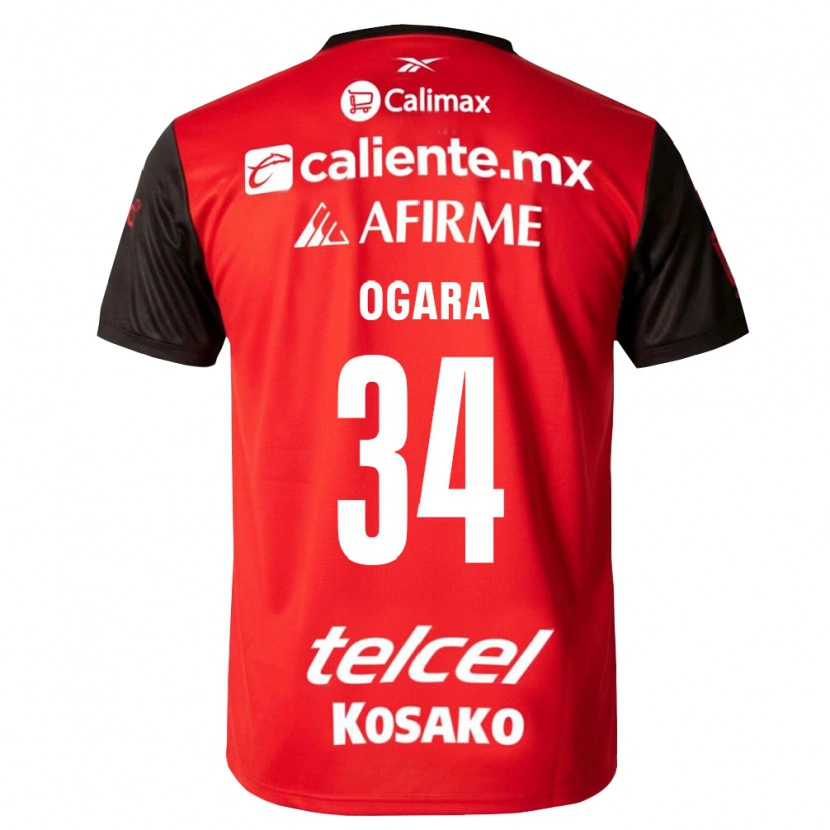 Danxen Heren Gerson Ogara #34 Zwart Rood Thuisshirt Thuistenue 2026/27 T-Shirt België