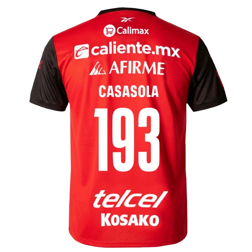Danxen Heren Axel Casasola #193 Zwart Rood Thuisshirt Thuistenue 2026/27 T-Shirt België