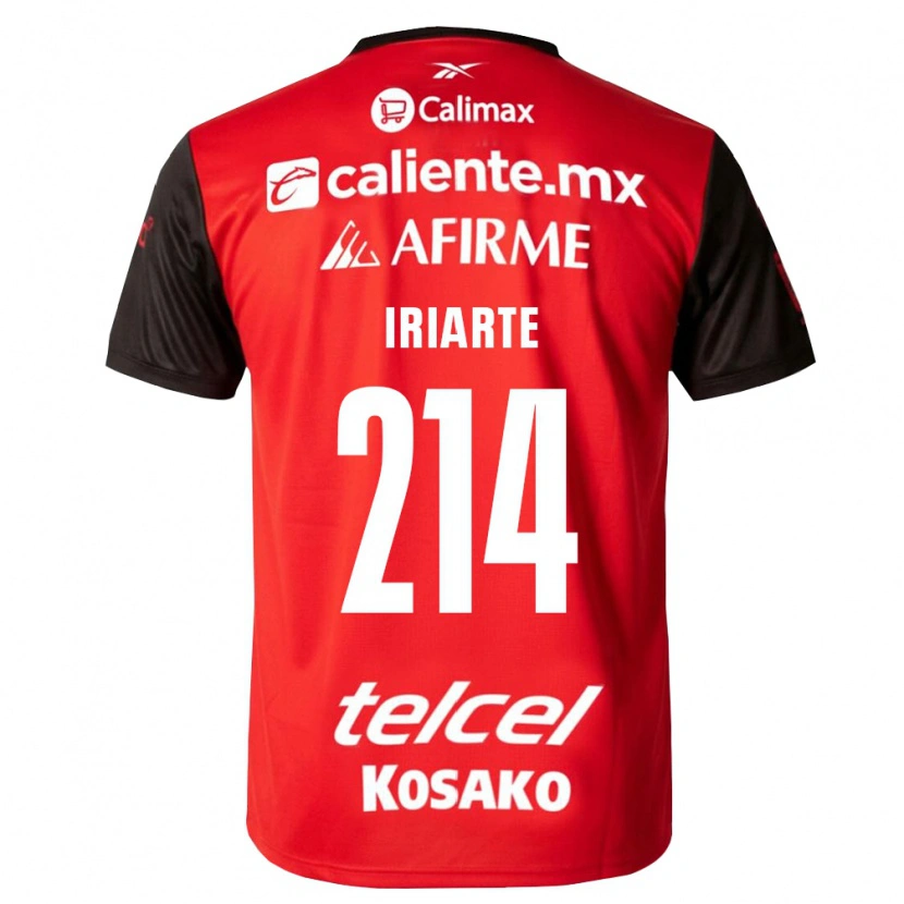 Danxen Heren Oliver Iriarte #214 Zwart Rood Thuisshirt Thuistenue 2026/27 T-Shirt België