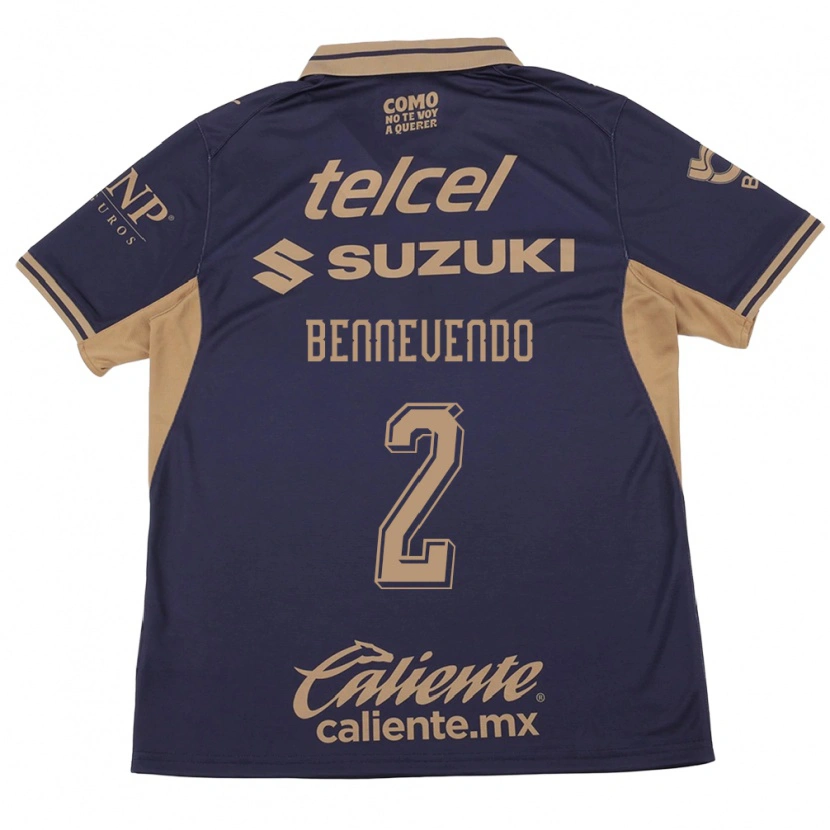 Danxen Heren Pablo Bennevendo #2 Paars Bruin Thuisshirt Thuistenue 2026/27 T-Shirt België