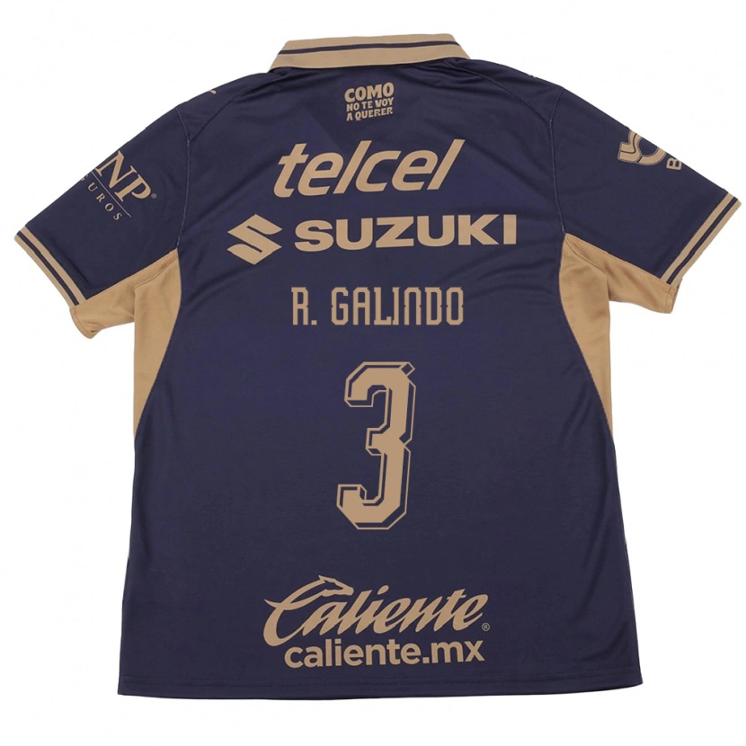 Danxen Heren José Galindo #3 Paars Bruin Thuisshirt Thuistenue 2026/27 T-Shirt België
