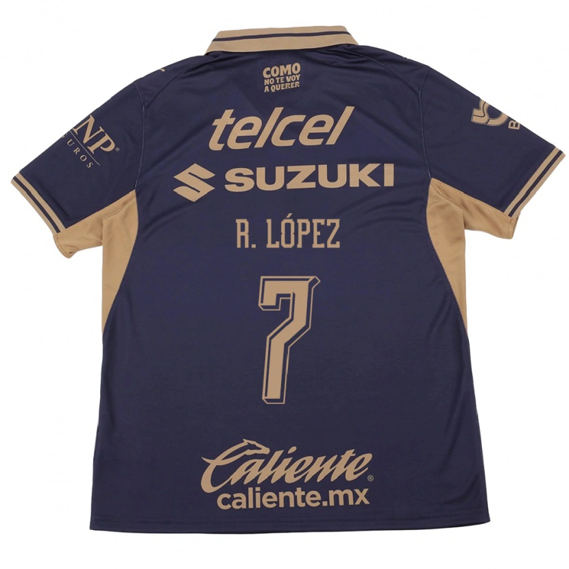 Danxen Heren Rodrigo López #7 Paars Bruin Thuisshirt Thuistenue 2026/27 T-Shirt België