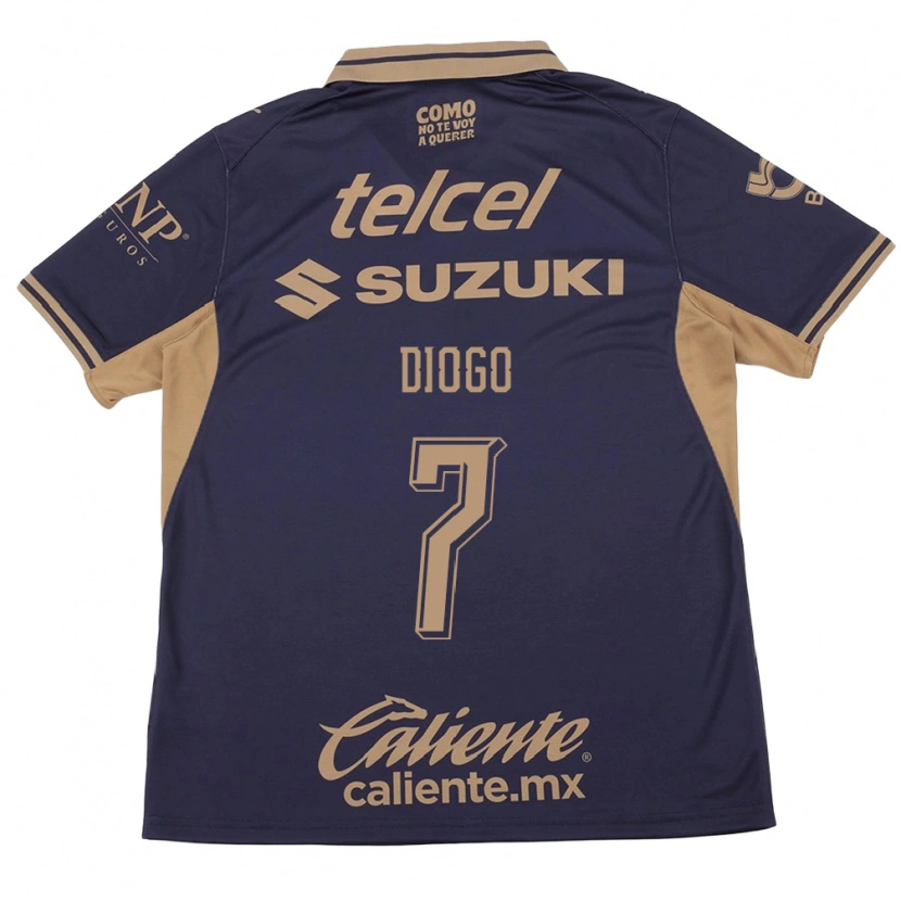 Danxen Heren Diogo #7 Paars Bruin Thuisshirt Thuistenue 2026/27 T-Shirt België