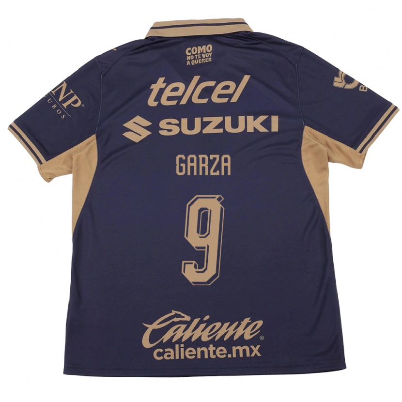 Danxen Heren Dinora Garza #9 Paars Bruin Thuisshirt Thuistenue 2026/27 T-Shirt België