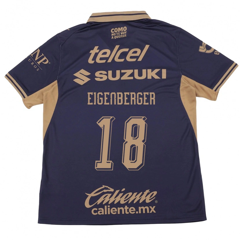 Danxen Heren Chandra Eigenberger #18 Paars Bruin Thuisshirt Thuistenue 2026/27 T-Shirt België