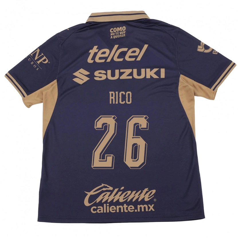 Danxen Heren Ángel Rico #26 Paars Bruin Thuisshirt Thuistenue 2026/27 T-Shirt België