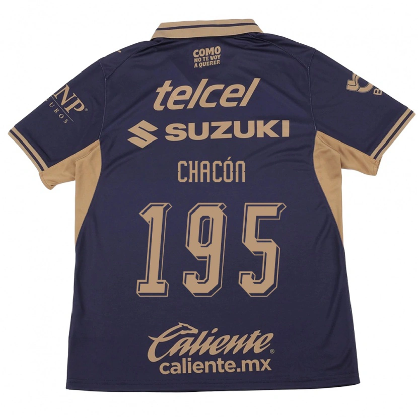 Danxen Heren Eduardo Chacón #195 Paars Bruin Thuisshirt Thuistenue 2026/27 T-Shirt België