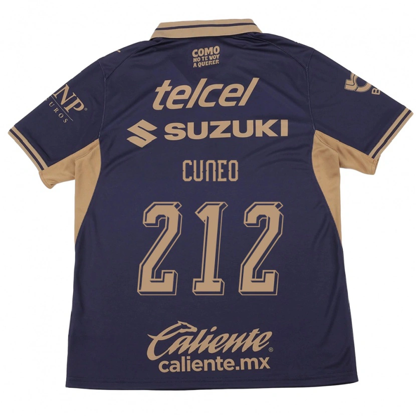 Danxen Heren Kevin Cuneo #212 Paars Bruin Thuisshirt Thuistenue 2026/27 T-Shirt België