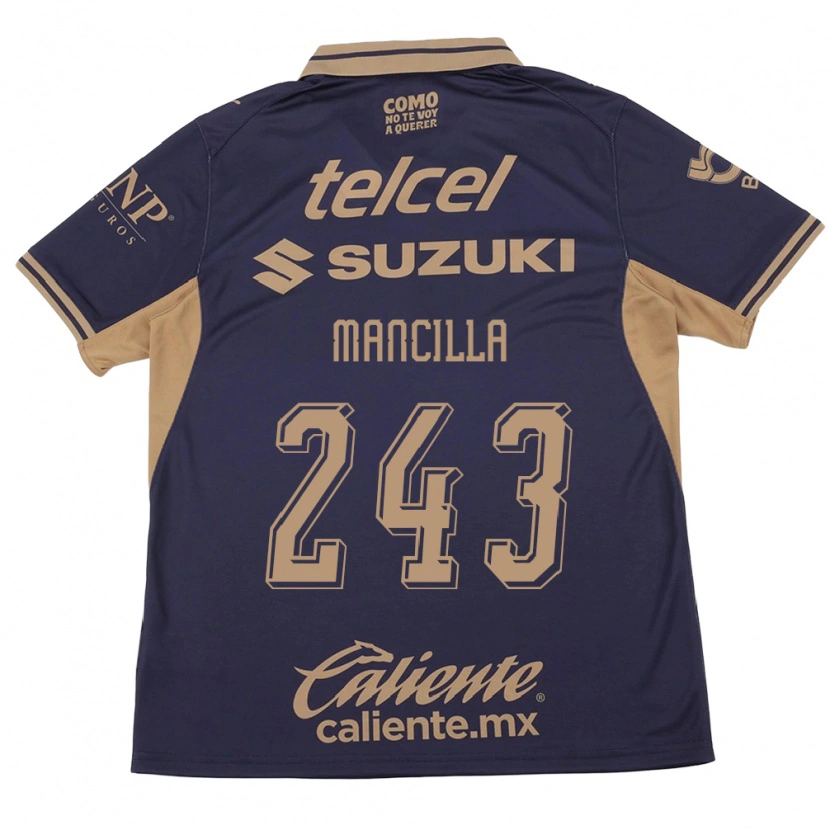 Danxen Heren José Mancilla #243 Paars Bruin Thuisshirt Thuistenue 2026/27 T-Shirt België