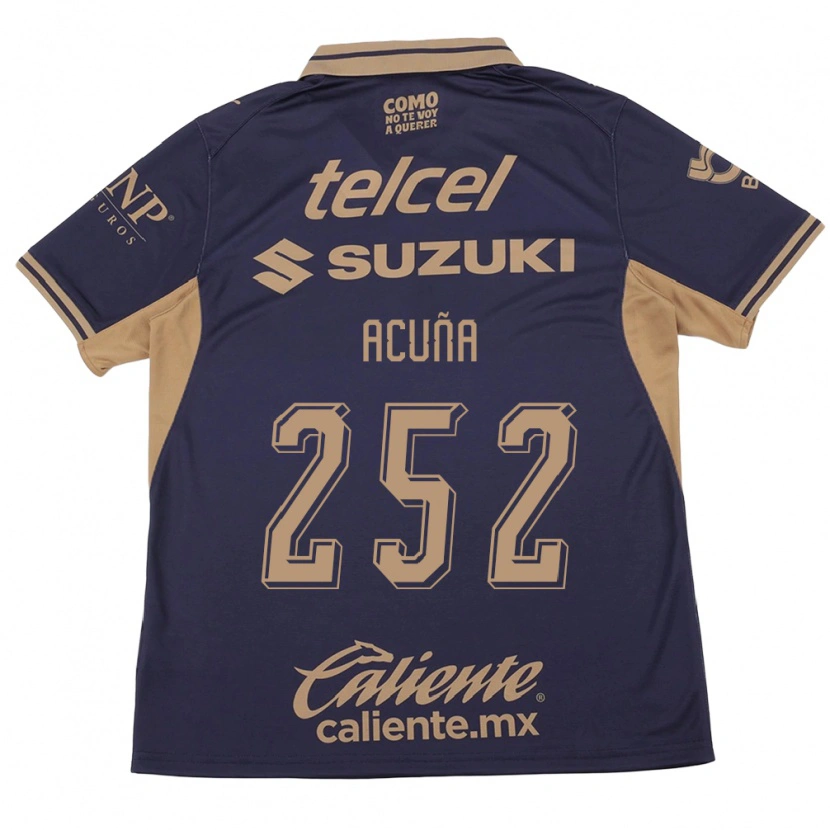 Danxen Heren José Acuña #252 Paars Bruin Thuisshirt Thuistenue 2026/27 T-Shirt België