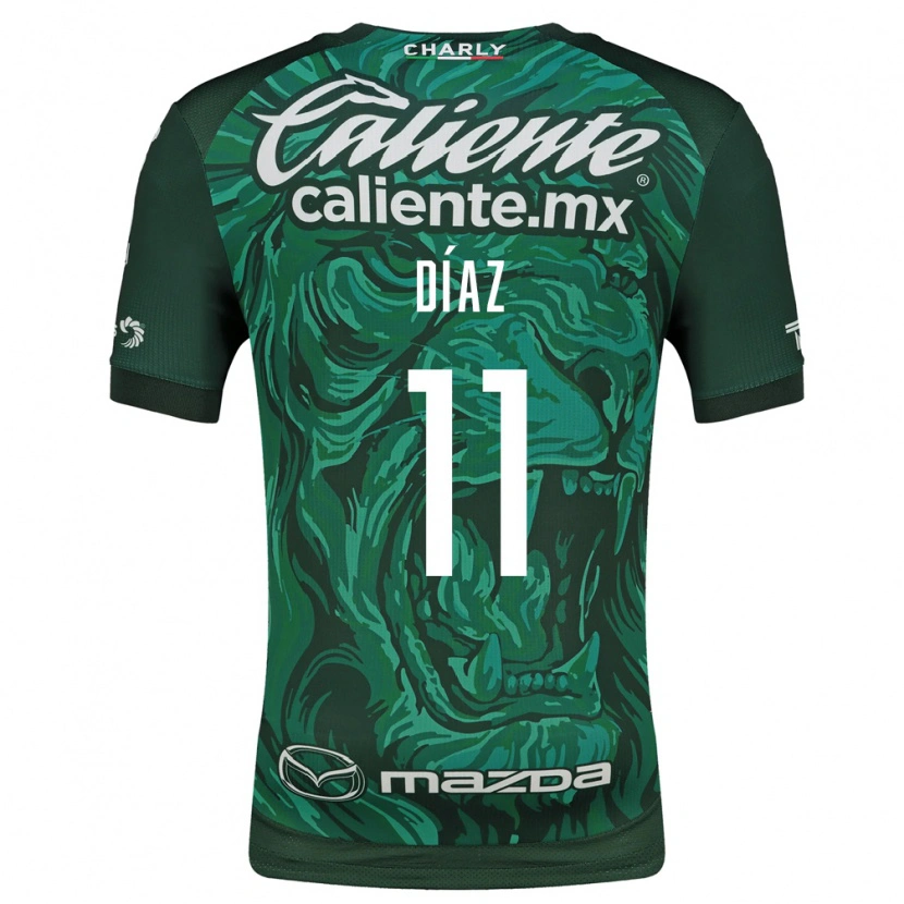 Danxen Heren Ismael Díaz #11 Groen Zwart Thuisshirt Thuistenue 2026/27 T-Shirt België