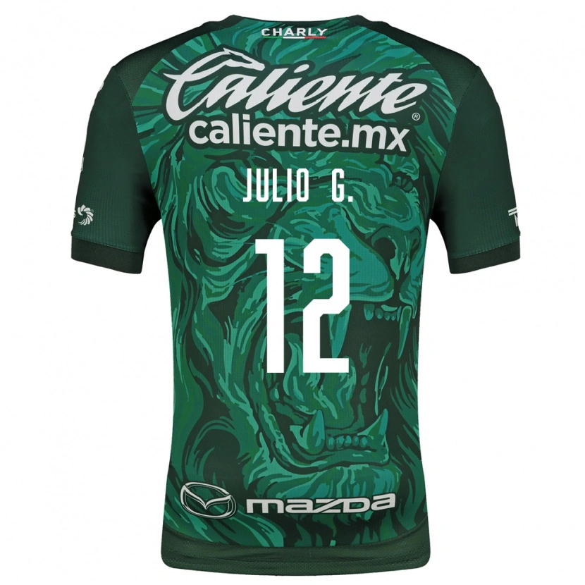 Danxen Heren Julio González #12 Groen Zwart Thuisshirt Thuistenue 2026/27 T-Shirt België