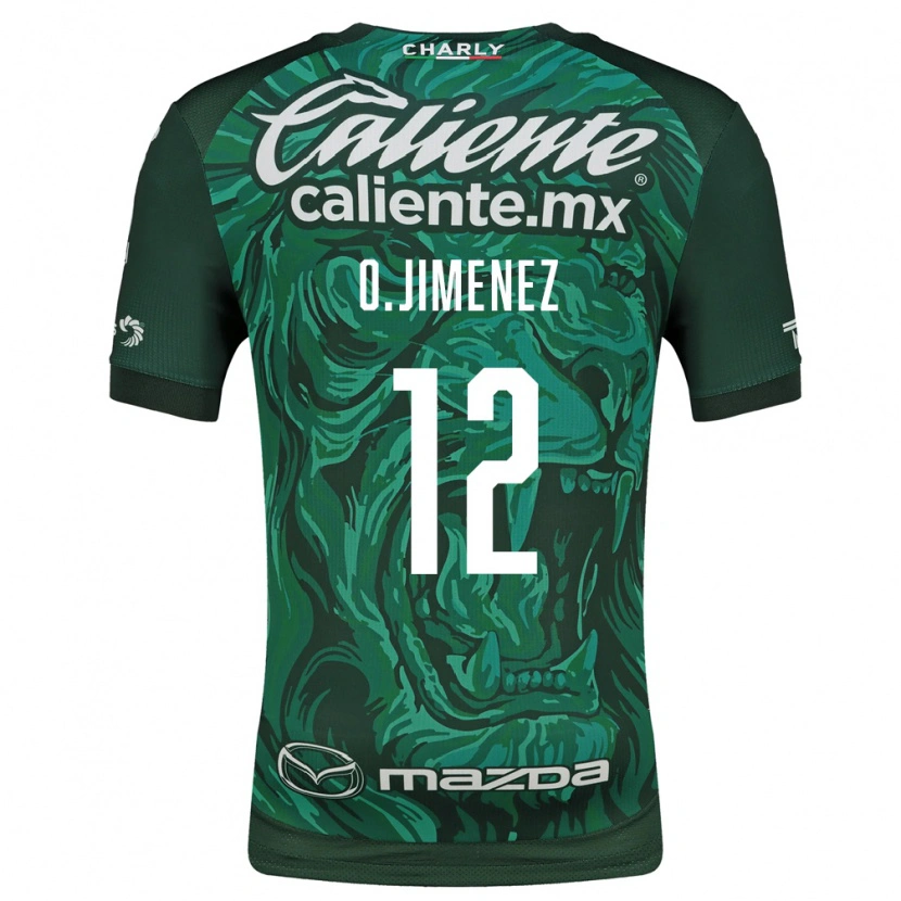 Danxen Heren Oscar Jimenez #12 Groen Zwart Thuisshirt Thuistenue 2026/27 T-Shirt België