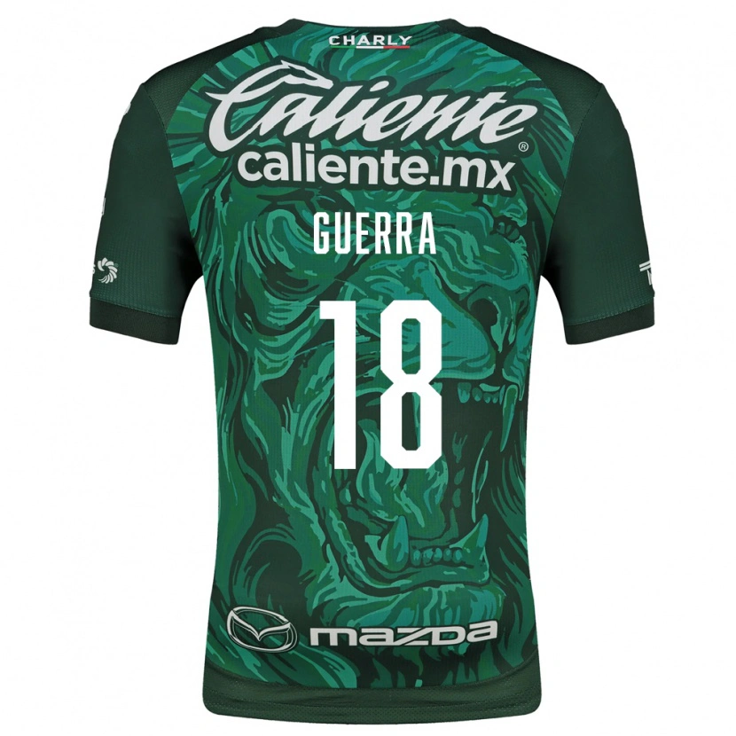 Danxen Heren Edgar Guerra #18 Groen Zwart Thuisshirt Thuistenue 2026/27 T-Shirt België