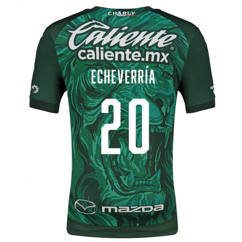 Danxen Heren Rodrigo Echeverría #20 Groen Zwart Thuisshirt Thuistenue 2026/27 T-Shirt België