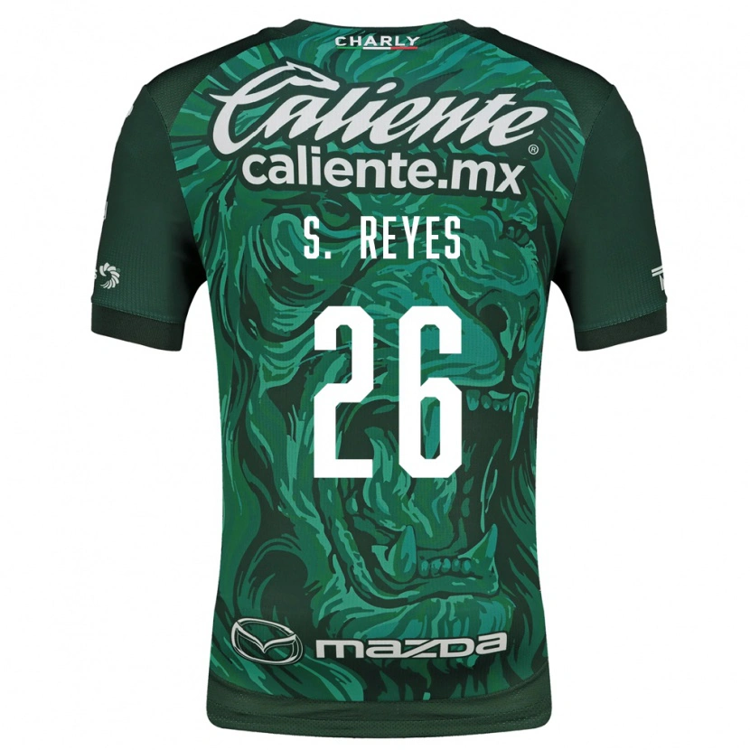 Danxen Heren Salvador Reyes #26 Groen Zwart Thuisshirt Thuistenue 2026/27 T-Shirt België