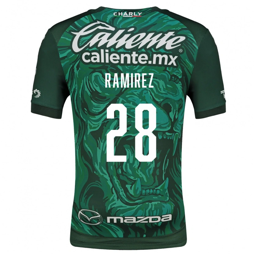 Danxen Heren David Ramírez #28 Groen Zwart Thuisshirt Thuistenue 2026/27 T-Shirt België