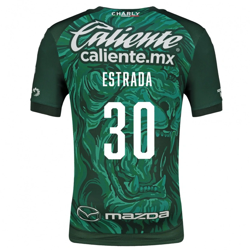 Danxen Heren Ángel Estrada #30 Groen Zwart Thuisshirt Thuistenue 2026/27 T-Shirt België