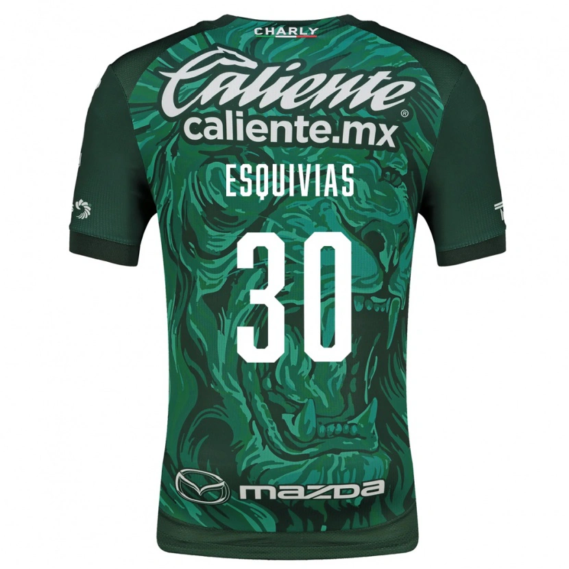 Danxen Heren Isabela Esquivias #30 Groen Zwart Thuisshirt Thuistenue 2026/27 T-Shirt België