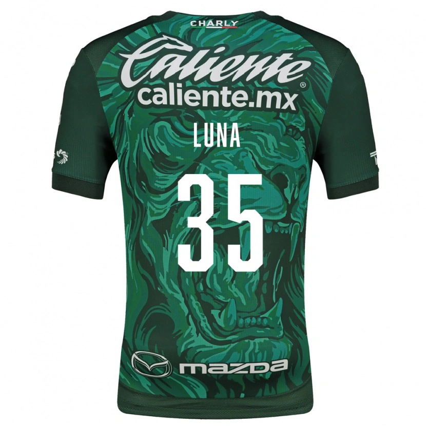 Danxen Heren Diego Luna #35 Groen Zwart Thuisshirt Thuistenue 2026/27 T-Shirt België