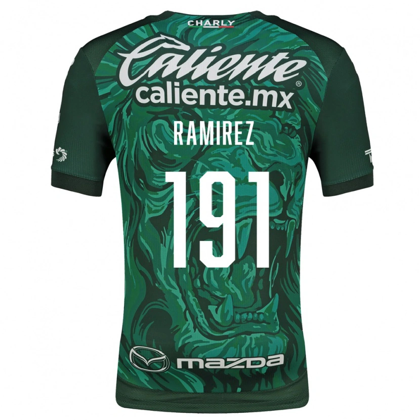 Danxen Heren Ian Ramírez #191 Groen Zwart Thuisshirt Thuistenue 2026/27 T-Shirt België
