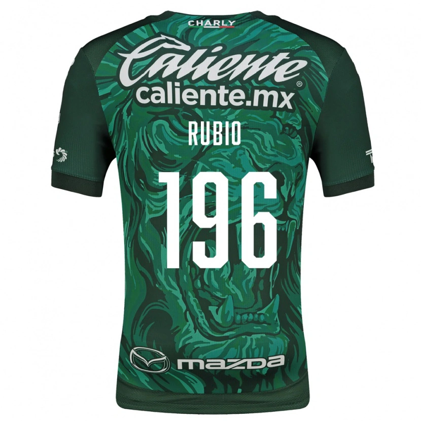 Danxen Heren Jorge Rubio #196 Groen Zwart Thuisshirt Thuistenue 2026/27 T-Shirt België