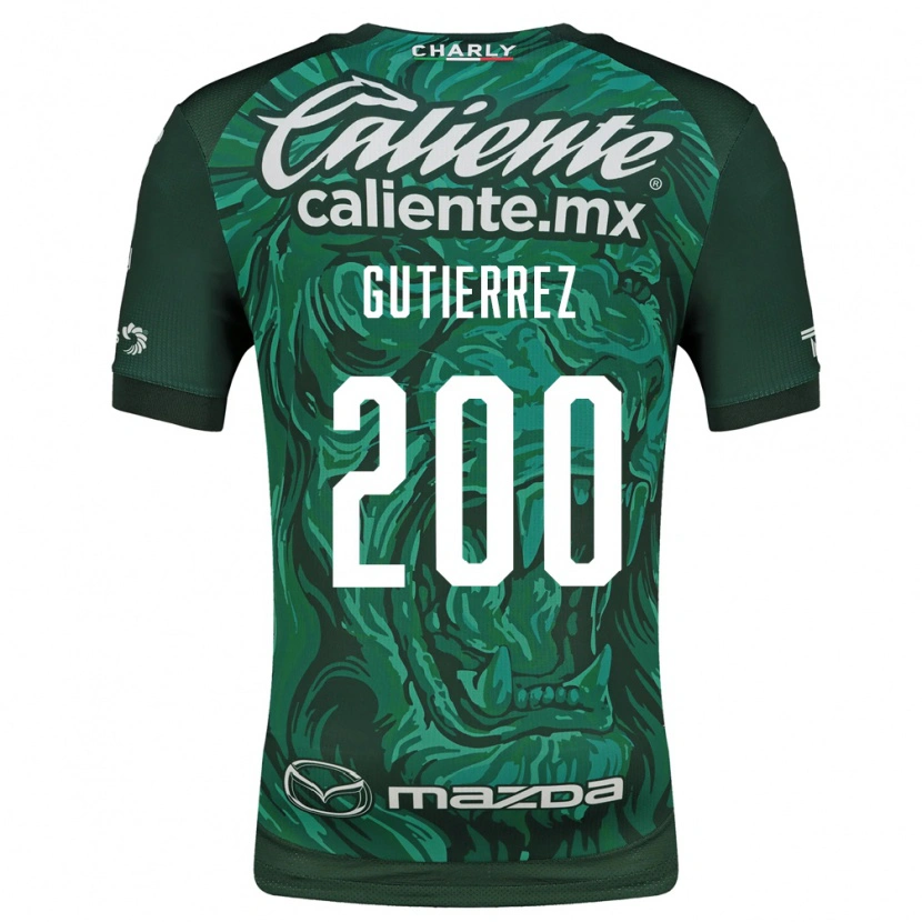Danxen Heren Alan Gutiérrez #200 Groen Zwart Thuisshirt Thuistenue 2026/27 T-Shirt België