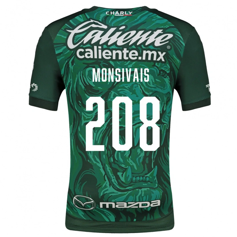 Danxen Heren Daniel Monsivaís #208 Groen Zwart Thuisshirt Thuistenue 2026/27 T-Shirt België