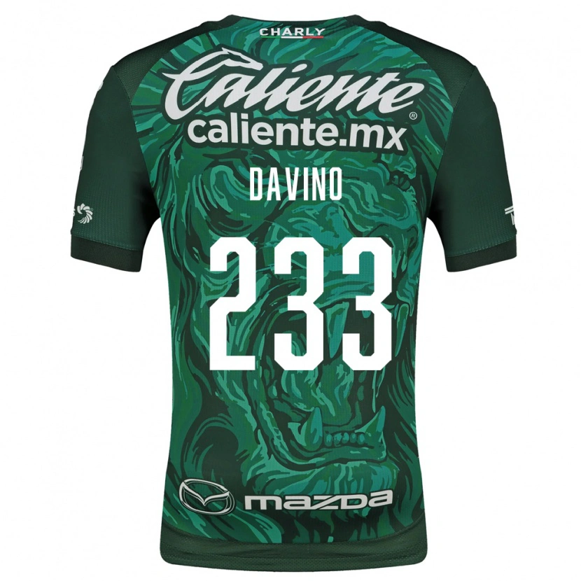 Danxen Heren Gianfranco Davino #233 Groen Zwart Thuisshirt Thuistenue 2026/27 T-Shirt België