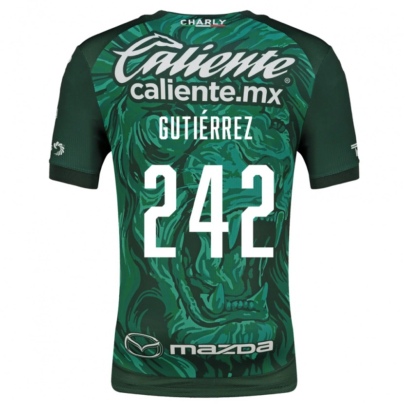 Danxen Heren Daniel Gutiérrez #242 Groen Zwart Thuisshirt Thuistenue 2026/27 T-Shirt België
