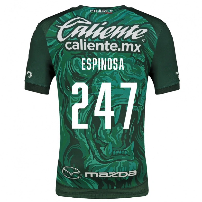 Danxen Heren Issac Espinosa #247 Groen Zwart Thuisshirt Thuistenue 2026/27 T-Shirt België