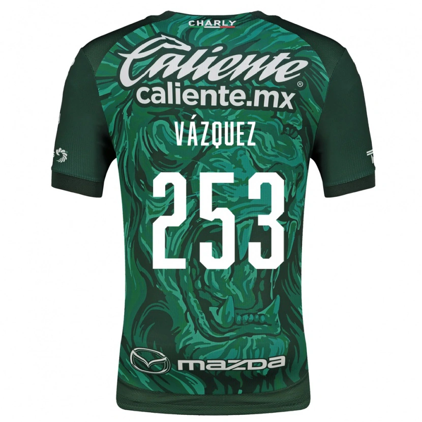 Danxen Heren Héctor Vázquez #253 Groen Zwart Thuisshirt Thuistenue 2026/27 T-Shirt België