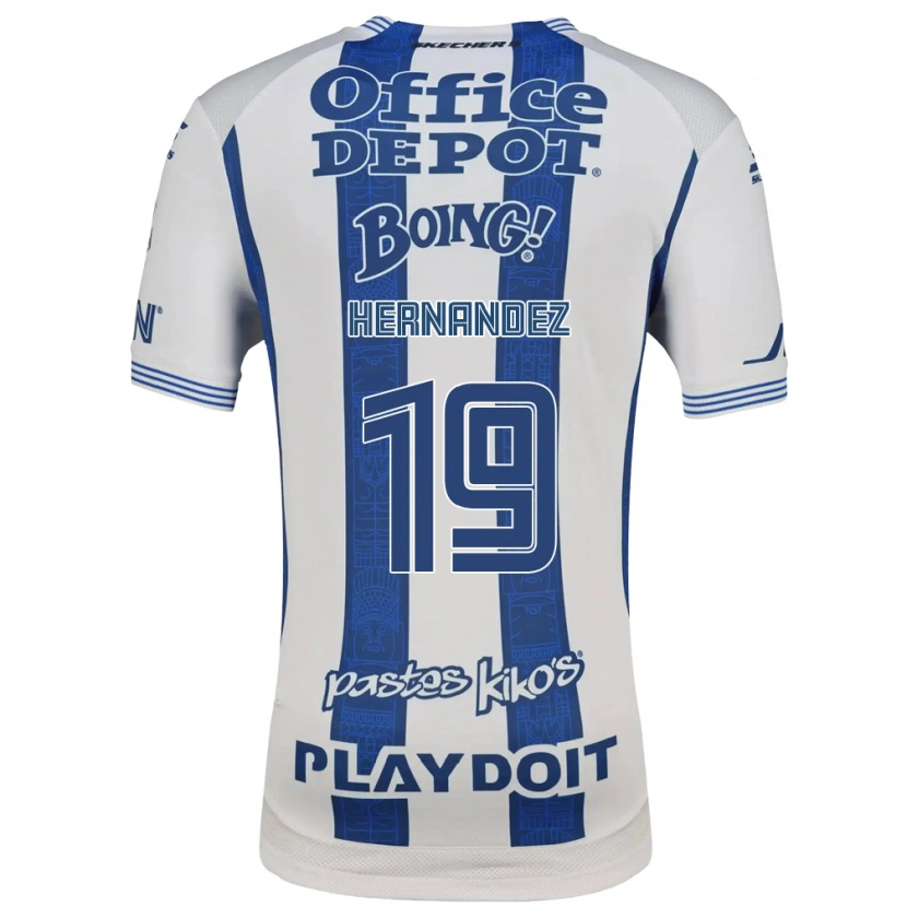 Danxen Heren Illian Hernández #19 Wit Marineblauw Thuisshirt Thuistenue 2026/27 T-Shirt België