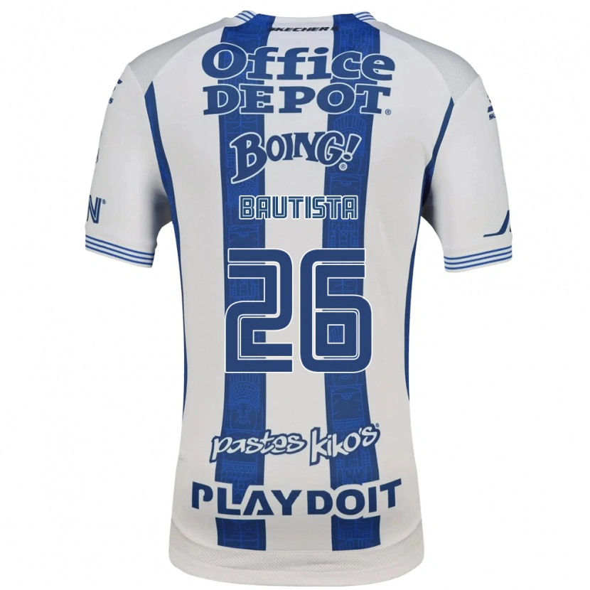 Danxen Heren Alán Bautista #26 Wit Marineblauw Thuisshirt Thuistenue 2026/27 T-Shirt België